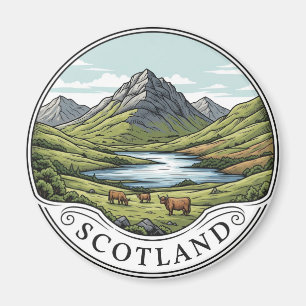 Schottland Schottland Highlands Travel Magnet