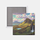 Schottland Schottland Highlands Travel Magnet (Vorderseite/Rückseite)
