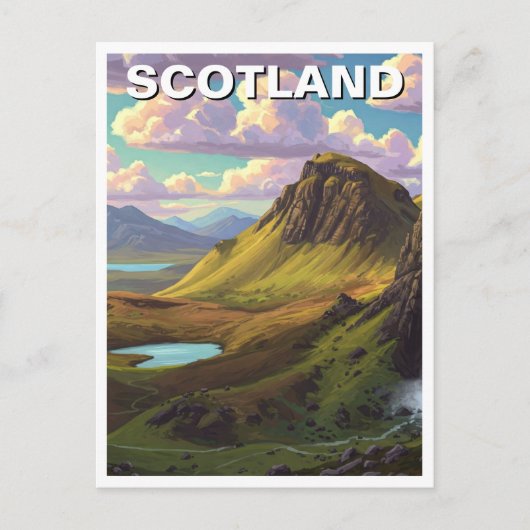 Schottland Schottland Highlands Travel Postkarte (Vorderseite)
