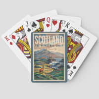 Schottland Scottish Highland-Hirsch-Illustration R