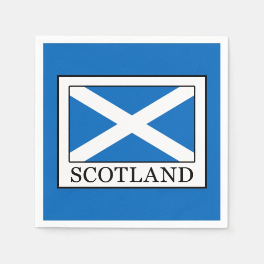Schottland Serviette (Vorderseite)