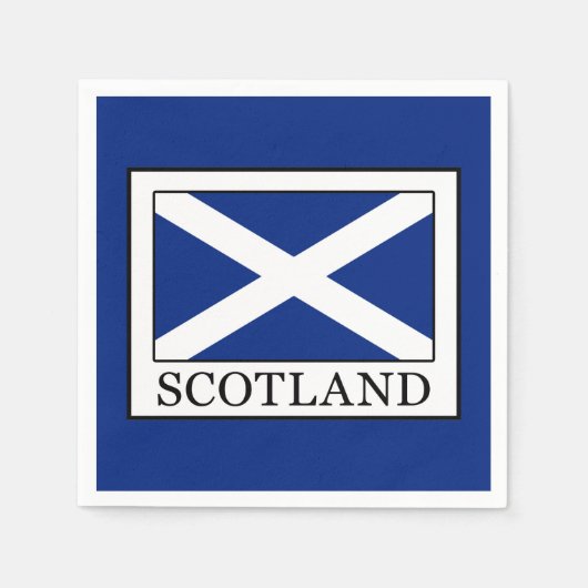 Schottland Serviette (Vorderseite)