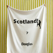 Schottland Soccer, anpassbar Fleecedecke
