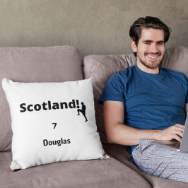 Schottland Soccer, anpassbar Kissen