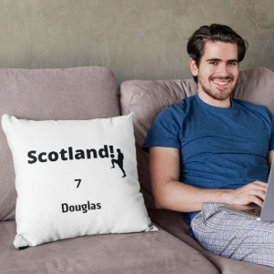 Schottland Soccer, anpassbar Kissen