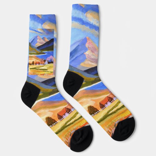 Schottland-Socken Socken (Rechts)