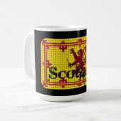 Schottland-Standardflagge m Kaffeetasse (Vorderseite Links)