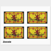 Schottland-Standardflagge Rechteckiger Aufkleber (Blatt)