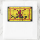 Schottland-Standardflagge Rechteckiger Aufkleber (Tasche)