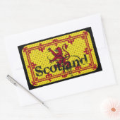 Schottland-Standardflagge Rechteckiger Aufkleber (Umschlag)