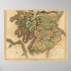 Schottland Süd Poster