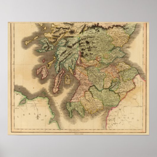 Schottland Süd Poster (Vorne)