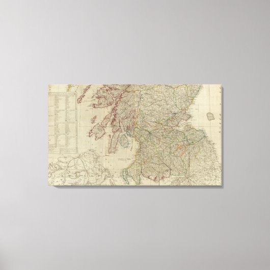 Schottland südlich leinwanddruck (Vorderseite)