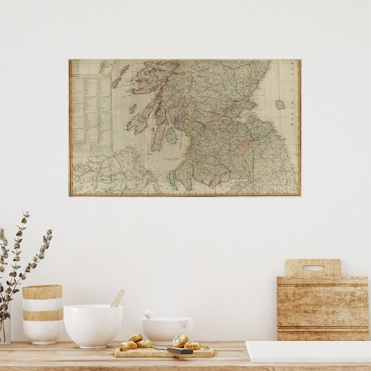 Schottland südlich poster (Küche)