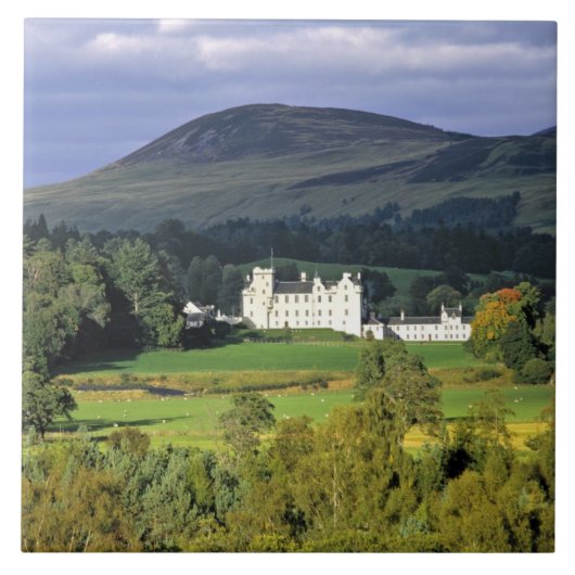 Schottland, Tayside, Blair Castle. In einem Smarag Fliese (Vorderseite)