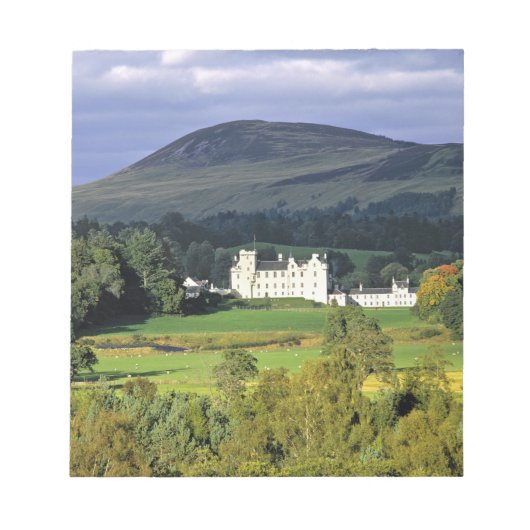 Schottland, Tayside, Blair Castle. In einem Smarag Notizblock (Vorderseite)