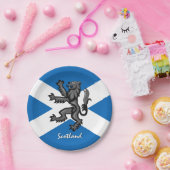 Schottland-Teller, Rampant, Löwe, Schottische Flag Pappteller (Party)