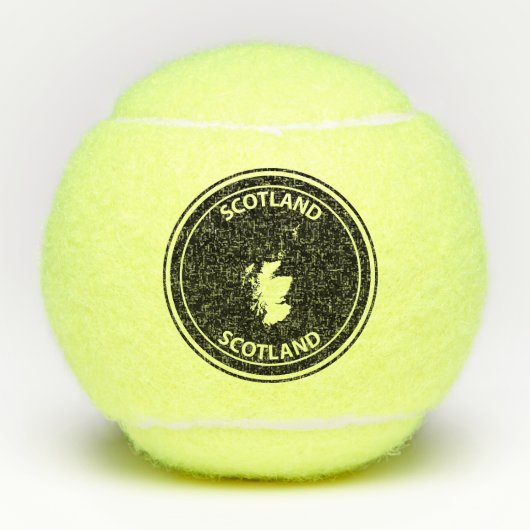 Schottland Tennisbälle (Vorderseite)