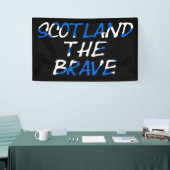 Schottland The Brave on Scottish Flag Banner (Messeveranstaltung)