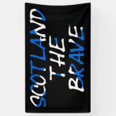 Schottland The Brave on Scottish Flag Banner (Vertikal)