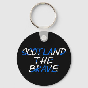 Schottland The Brave on Scottish Flag kccn Schlüsselanhänger