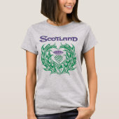 Schottland 🏴 󠁧 󠁢 󠁳 󠁴 󠁿 Thistle Celtic Alba T-Shirt (Vorderseite)