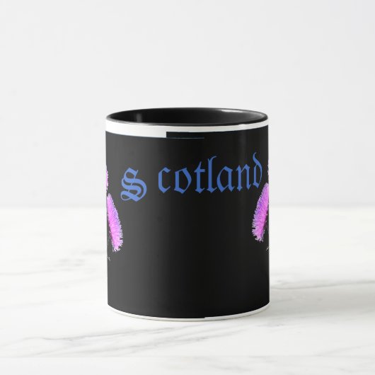 Schottland, Thistle die nationale Blume der Tasse (Zentrum)