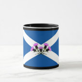 Schottland, Thistle, St. Andrews Fahne, Rampant Lö Tasse (Zentrum)