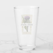 Schottland - Thistle und Schotte - Gälischer Toast Glas (Rückseite)