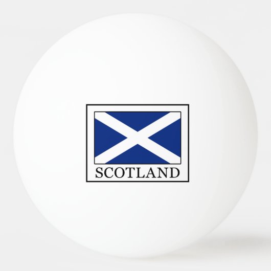 Schottland Tischtennisball (Vorderseite)