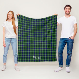 Schottland Tweedside District Tartan Personalisier Fleecedecke