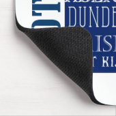 Schottland-U-Bahn-Wortkunst Mousepad (Ecke)