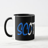 Schottland überlagerte sich auf dem Schottischen F Tasse (Links)