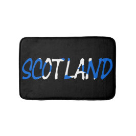 Schottland überlagerte sich auf der schottischen F Badematte