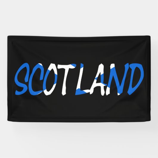 Schottland überlagerte sich auf der Schottischen F Banner (Horizontal)