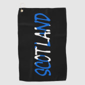 Schottland überlagerte sich auf der schottischen F Golfhandtuch (Vorderseite)