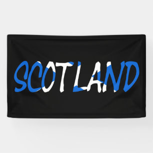 Schottland überlagerte sich bei der schottischen banner