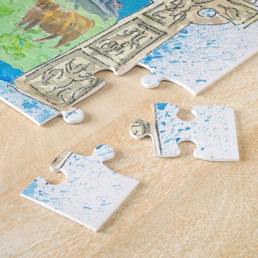 Schottland UK Reiseplan Puzzle (Seite)