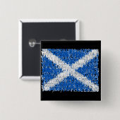 Schottland-Unabhängigkeit: Scottish kennzeichnen Button (Vorne & Hinten)