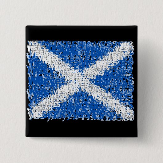 Schottland-Unabhängigkeit: Scottish kennzeichnen Button (Vorderseite)