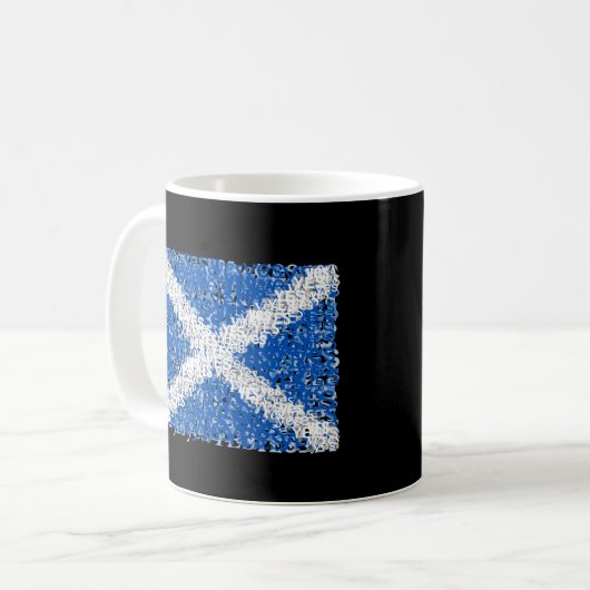 Schottland-Unabhängigkeit: Scottish kennzeichnen Kaffeetasse (Vorderseite Links)