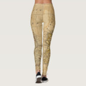 Schottland- und Irland-Karte Leggings (Rückseite)
