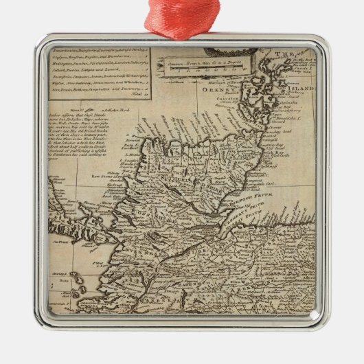 Schottland und Nordgroßbritannien Ornament Aus Metall (Vorne)