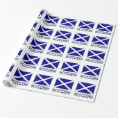 Schottland und Schotte oder St. Andrew's Cross Fla Geschenkpapier (Ungerollt)