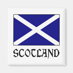 Schottland und schottische Flagge Magnet