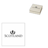 Schottland und Thistle-Kautschuk-Briefmarke Gummistempel (Stempel)