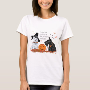 Schottland und West Highland White Terrier Hallowe T-Shirt