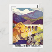Schottland - Urlaub Postkarte (Vorne/Hinten)