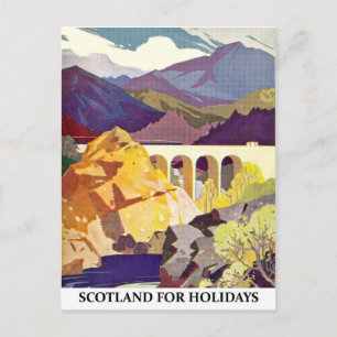 Schottland - Urlaub Postkarte