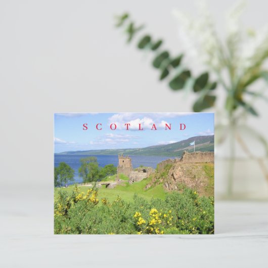 Schottland Urquhart Castle Ansichtskarte Postkarte (Stehend Vorderseite)